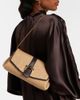 Ferragamo Ferragamo Ferragamo Mia Small raffia shoulder bag - 3