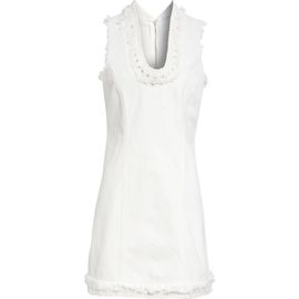 FERRAGAMO FERRAGAMO Fringed Denim Minidress