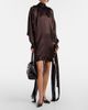 Ferragamo Ferragamo Fringed satin minidress - 2