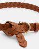 Ferragamo Ferragamo Gancini braided leather belt - 3