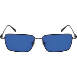 FERRAGAMO FERRAGAMO Gancini Evolution 57mm Rectangular Sunglasses