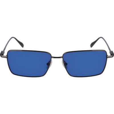 FERRAGAMO FERRAGAMO Gancini Evolution 57mm Rectangular Sunglasses