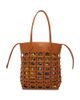 Ferragamo Ferragamo Gancini Leather Basket Tote Bag - 1