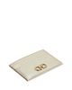 Ferragamo Ferragamo Gancini Metallic Leather Card Holder - 2