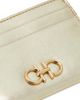 Ferragamo Ferragamo Gancini Metallic Leather Card Holder - 3