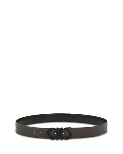 Ferragamo Ferragamo Gancini Reversible Adjustable Leather Belt