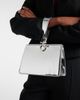 Ferragamo Ferragamo Gancini Small metallic leather clutch - 2
