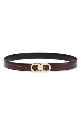 FERRAGAMO FERRAGAMO Gancio Buckle Leather Belt