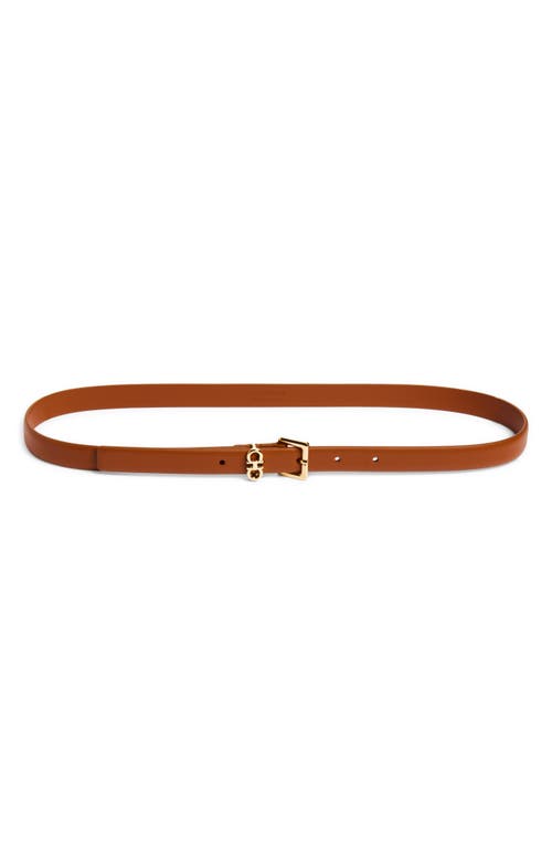 FERRAGAMO FERRAGAMO Gancio Keeper Leather Belt