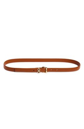FERRAGAMO FERRAGAMO Gancio Keeper Leather Belt