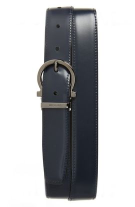 FERRAGAMO FERRAGAMO Gancio Leather Belt