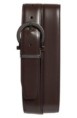 FERRAGAMO FERRAGAMO Gancio Reversible Leather Belt