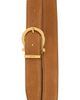 FERRAGAMO FERRAGAMO Gancio Suede Belt - 1