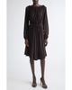 FERRAGAMO FERRAGAMO Gathered Rope Detail Midi Dress - 1