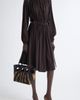 FERRAGAMO FERRAGAMO Gathered Rope Detail Midi Dress - 2