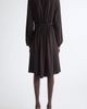 FERRAGAMO FERRAGAMO Gathered Rope Detail Midi Dress - 3