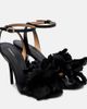 Ferragamo Ferragamo Ghilly 95 floral-appliqué satin sandals - 1