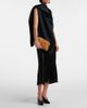 Ferragamo Ferragamo Hug Mini croc-effect suede clutch - 5