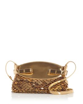 Ferragamo Ferragamo Hug Sequin Embellished Clutch