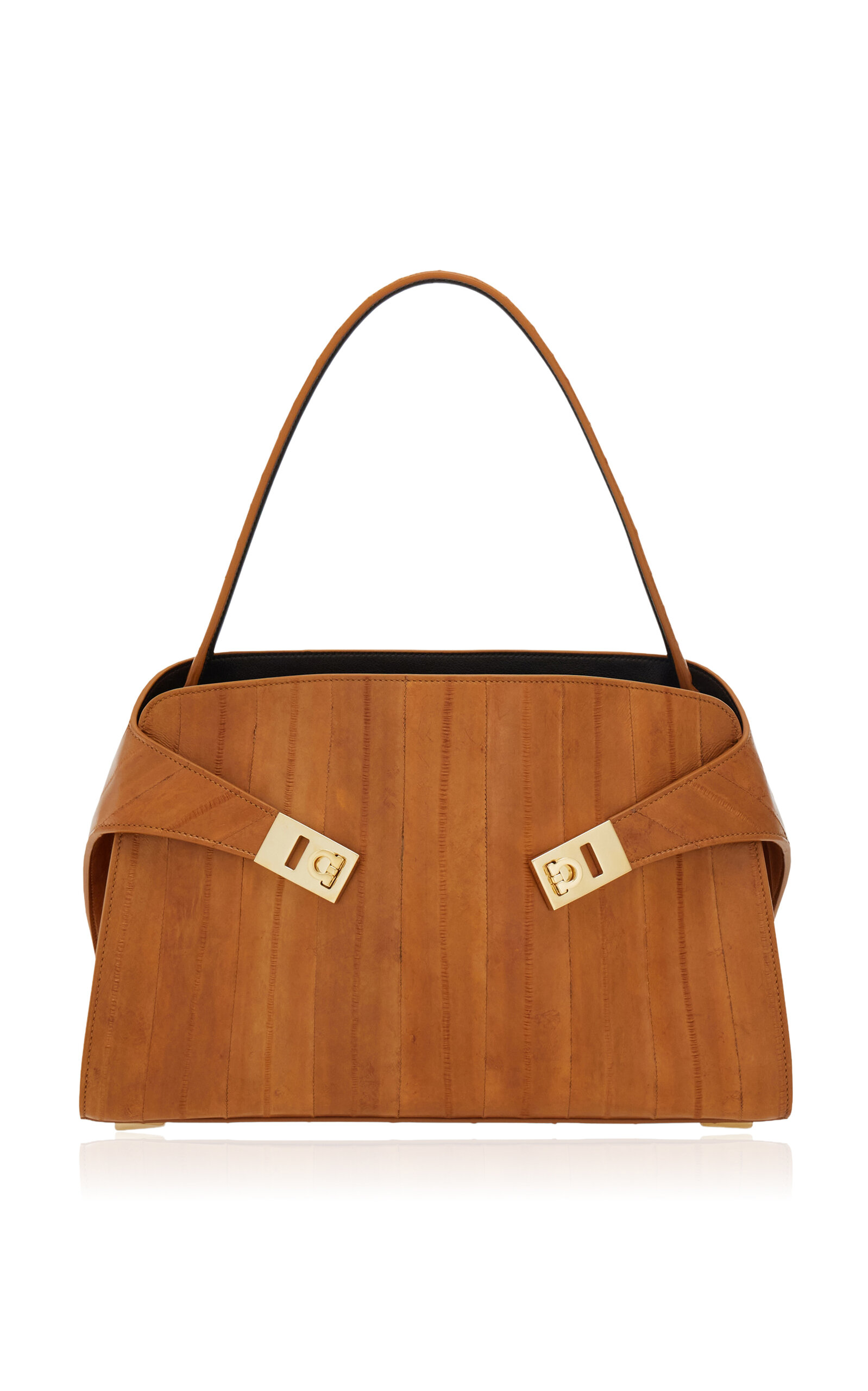 Ferragamo Ferragamo Hug Small Snakeskin Bag