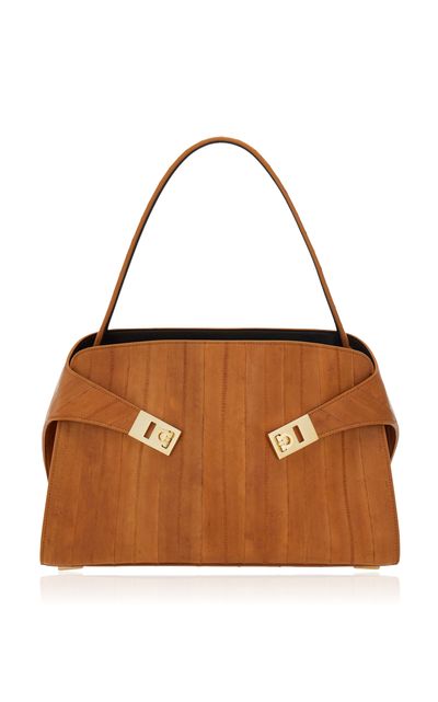 Ferragamo Ferragamo Hug Small Snakeskin Bag