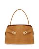 Ferragamo Ferragamo Hug Soft Suede Shoulder Bag - 1