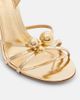 Ferragamo Ferragamo Karina metallic leather sandals - 6