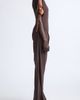 FERRAGAMO FERRAGAMO Leather Trim Jersey Maxi Dress - 3