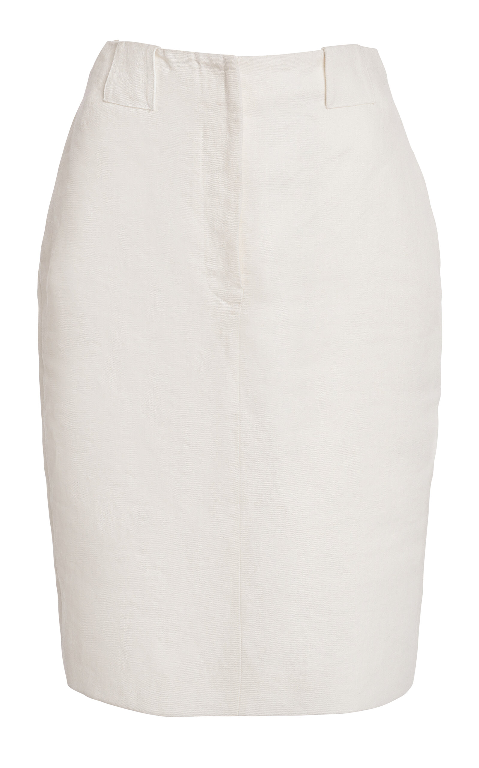 Ferragamo Ferragamo LinenBlend Knee Skirt