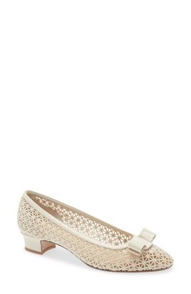 FERRAGAMO FERRAGAMO Macramé Vara Bow Pump