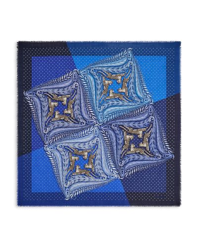 Ferragamo Ferragamo Madras Silk Scarf