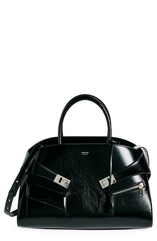 FERRAGAMO FERRAGAMO Medium Hug Zip Pocket Satchel Bag (Nordstrom Exclusive)