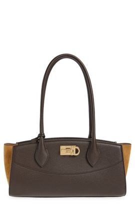 FERRAGAMO FERRAGAMO Medium Studio Soft Leather East/West Bag
