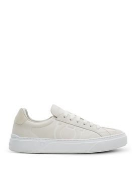 Ferragamo Ferragamo Men's Gancini Leather Sneakers