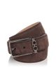 Ferragamo Ferragamo Men's Gancini Reversible Suede & Leather Belt - 1