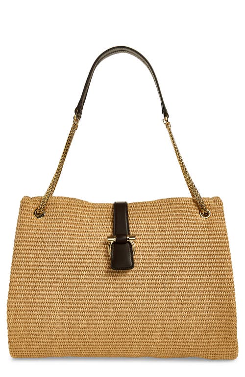 FERRAGAMO FERRAGAMO Mia Raffia Tote