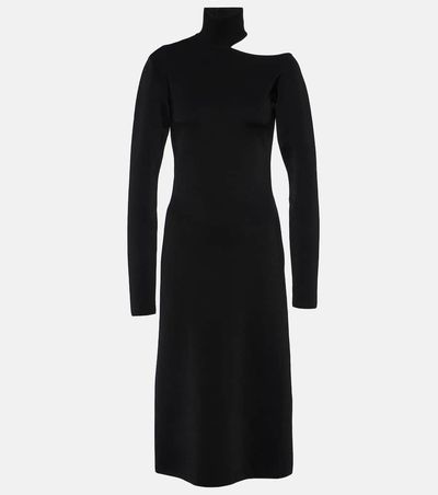 Ferragamo Ferragamo Mockneck jersey midi dress