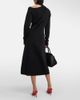 Ferragamo Ferragamo Mockneck jersey midi dress - 3