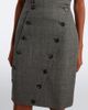 Ferragamo Ferragamo Paneled virgin wool midi skirt - 3