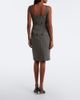 Ferragamo Ferragamo Paneled virgin wool midi skirt - 5
