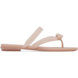 Ferragamo Ferragamo Pink Vara Bow Jelly Thong Sandals