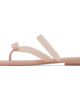 Ferragamo Ferragamo Pink Vara Bow Jelly Thong Sandals - 3