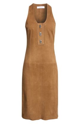 FERRAGAMO FERRAGAMO Racerback Nubuck Dress