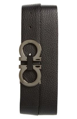 FERRAGAMO FERRAGAMO Reversible Double Gancio Belt