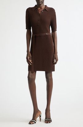 FERRAGAMO FERRAGAMO Rib Polo Dress
