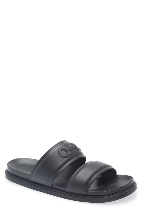 FERRAGAMO FERRAGAMO Saint Barth Gancini Slide Sandal