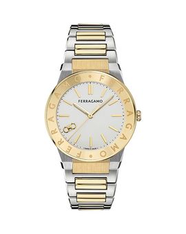 Ferragamo Ferragamo Sapphire Logo Bracelet Watch, 41mm
