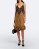 Ferragamo Ferragamo Satin and brocade slip dress - 2
