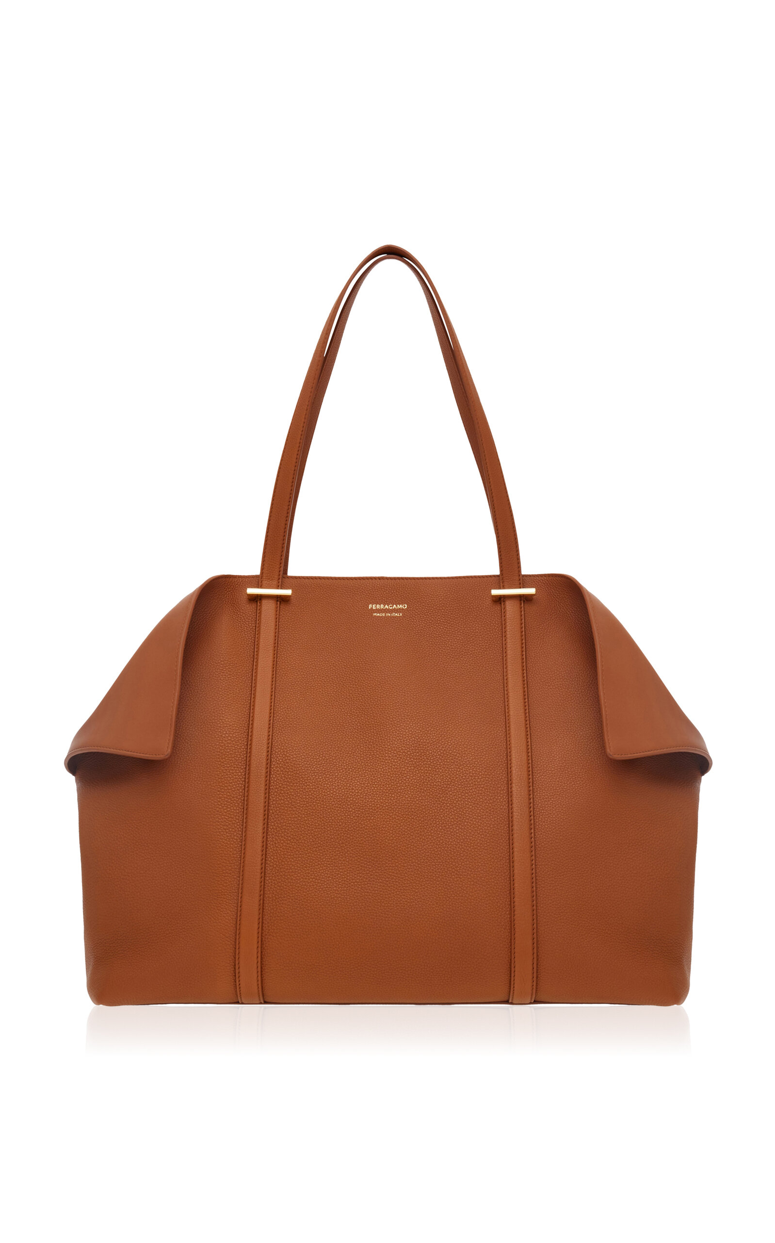 Ferragamo Ferragamo Scarf Large Leather Tote Bag
