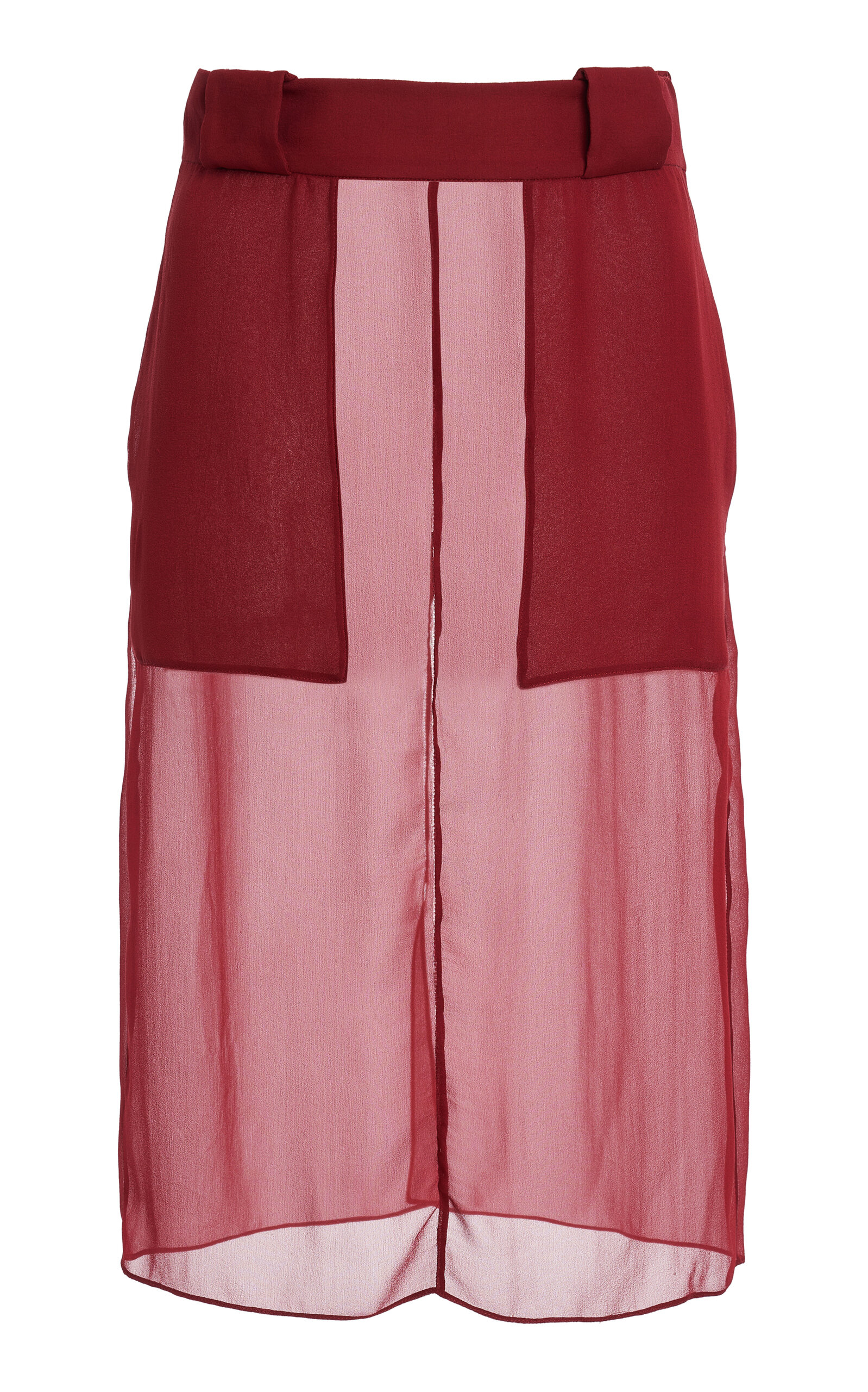 Ferragamo Ferragamo Silk Midi Skirt